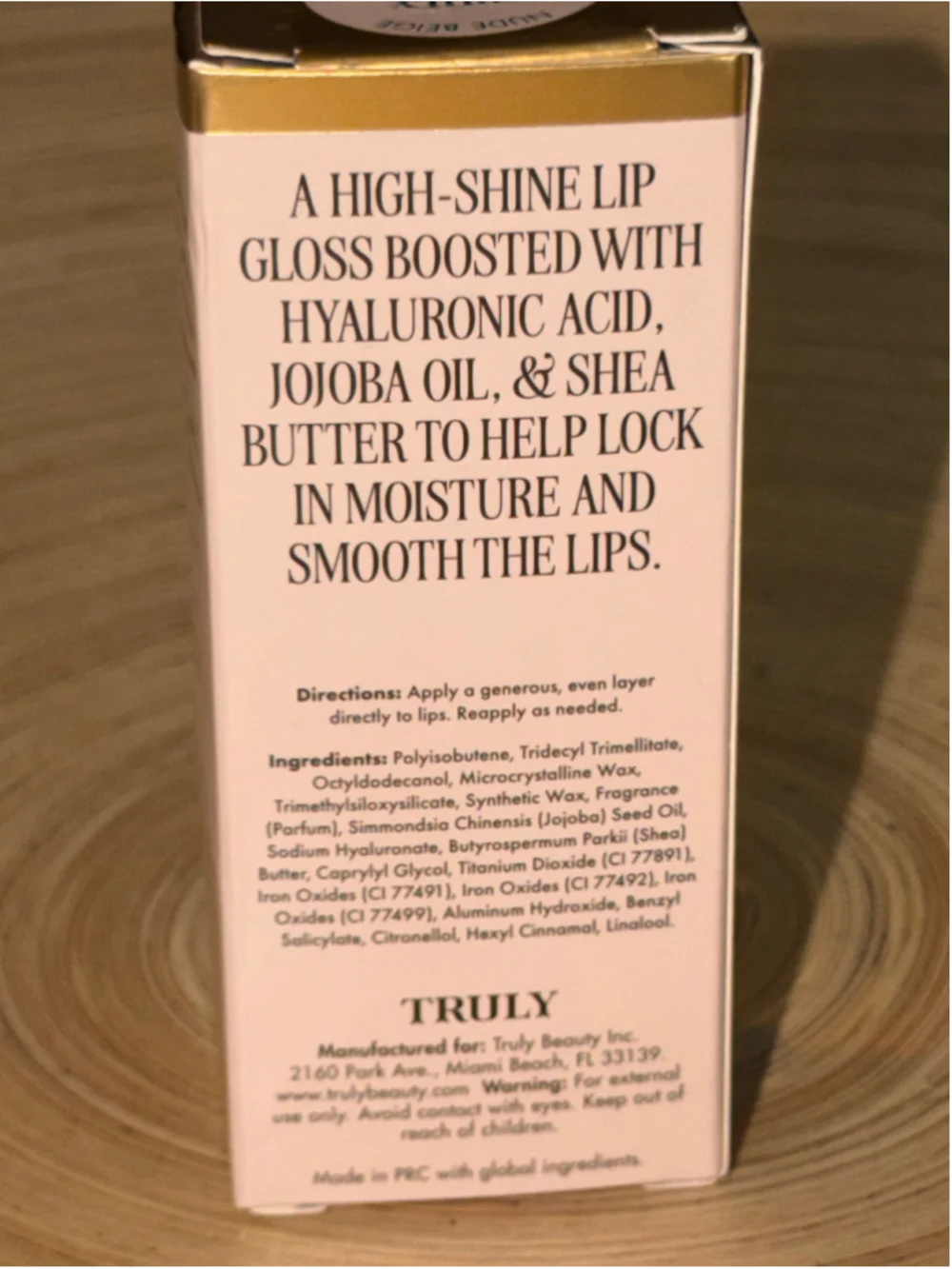 Women's Truly Vanilla Baby Hydrating Lip Gloss
